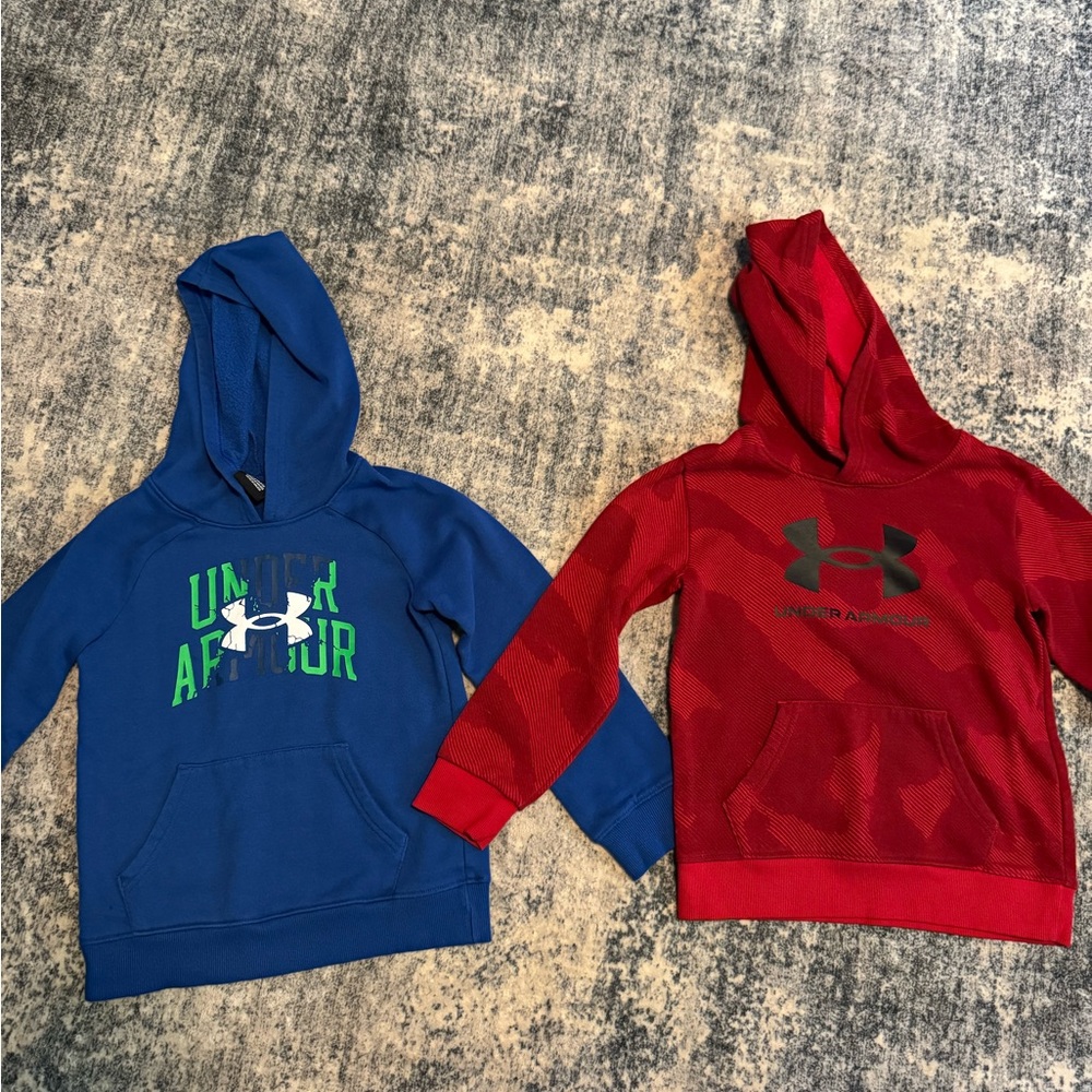 Under Armour Kids' Blue and Red Hoodies Set